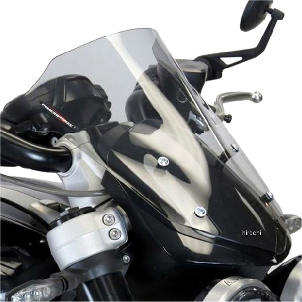 パワーブロンズ Powerbronze ネイキッドスクリーン ショート 20年以降 ロケット3R ライトスモーク 430-U289-001 JP店|株式会社ヒロチー商事 店