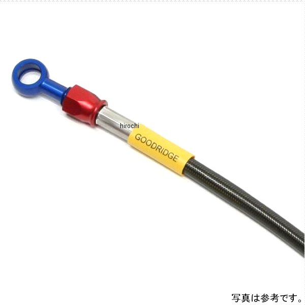グッドリッジ ビルドアライン ブレーキホース フロント 20年 ADV150 アルミ/スモーク 20517210S JP店