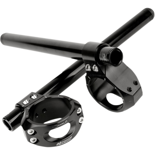 【USA在庫あり】 ドリブンレーシング Driven Racing HALO クリップオン ハンドルバー 37mm 黒 0601-3965 JP店