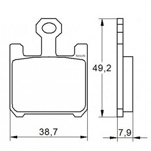 アコサット ACCOSSATO ブレーキパッド AGPA37 エボリューションEV2 ZX-12R、ZX 10R、ZX-6R 403-AGPA037-EV2 JP店