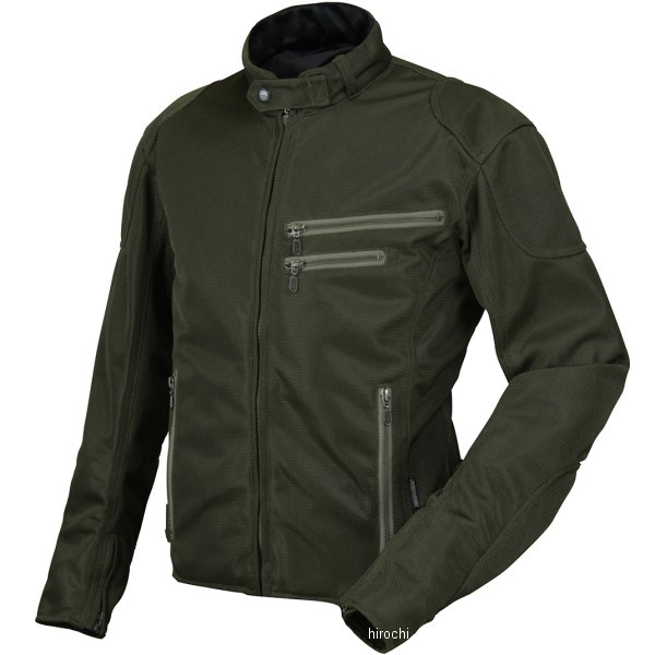 【メーカー在庫あり】 ラフ&ロード 春夏モデル ライディングZIPメッシュジャケット オリーブ WMサイズ レディース RR7313OVL2 JP店