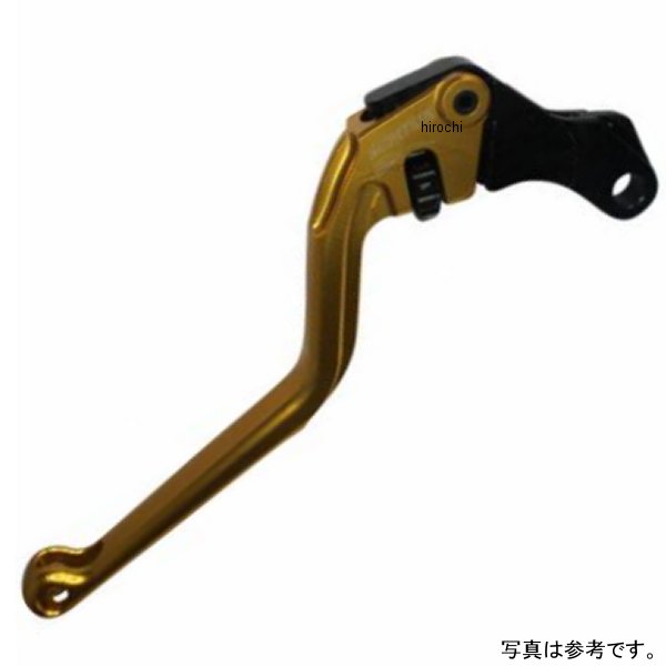アコサット ACCOSSATO クラッチレバー H008 ロング ヒョースン GT650、GT250 ゴールド ESH008Y JP店