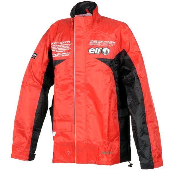 【メーカー在庫あり】 ELR-3291 エルフ elf 春夏モデル レインスーツ 赤 3Lサイズ 4562238714280 JP店