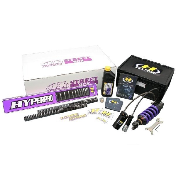 ハイパープロ HYPERPRO ストリートBOX モノショック T461 ホース付きタンクタイプ 17年-20年 MT-09 ABS 紫 33430035 JP店