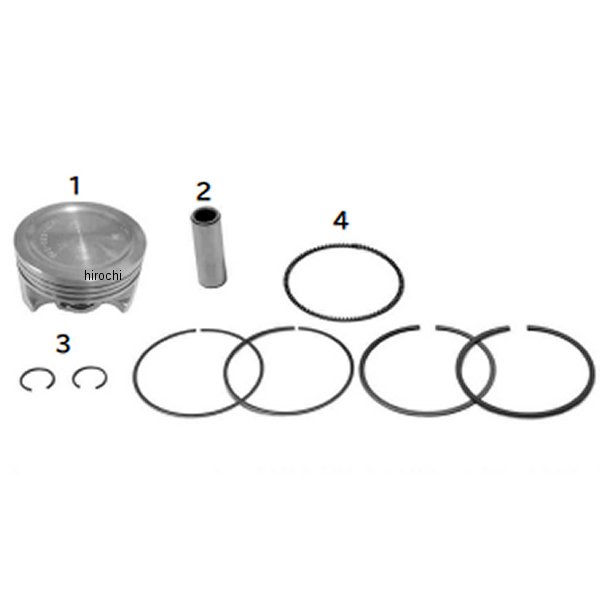 SP武川 ピストンキット S/SECO/161 アドレスV125 01-02-0158 JP店 17,576円