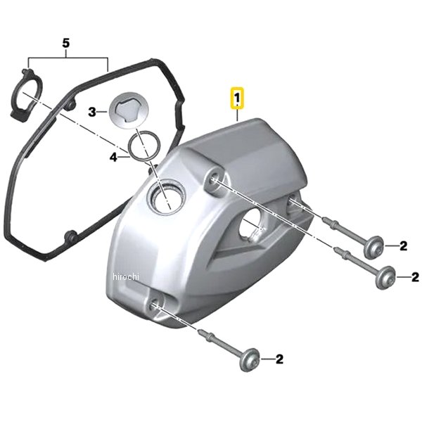 BMW純正 シリンダーヘッドカバー LH 11128549653 JP店