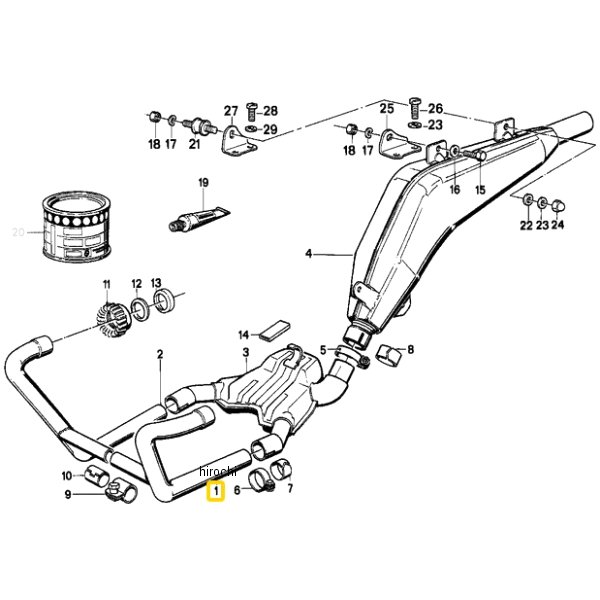 BMW純正 エキゾースト パイプ LH 18111452399 JP店