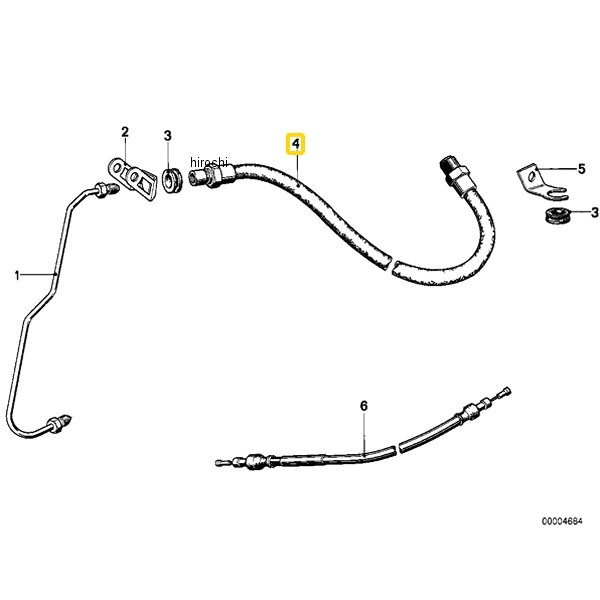 BMW純正 ブレーキ ホース KPL 34321234699 JP店