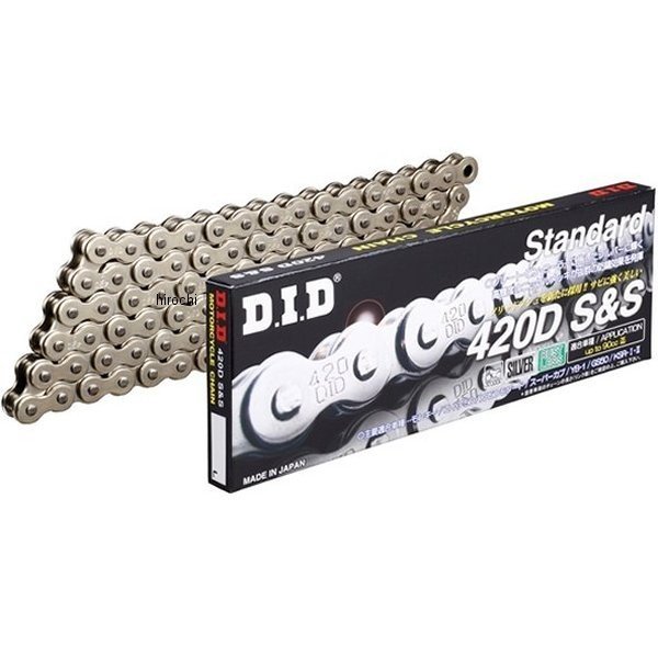 DID 大同工業 チェーン 420D スタンダード シリーズ シルバー 68L クリップ DID 420D-68L RJ(クリップ) SILVER JP店