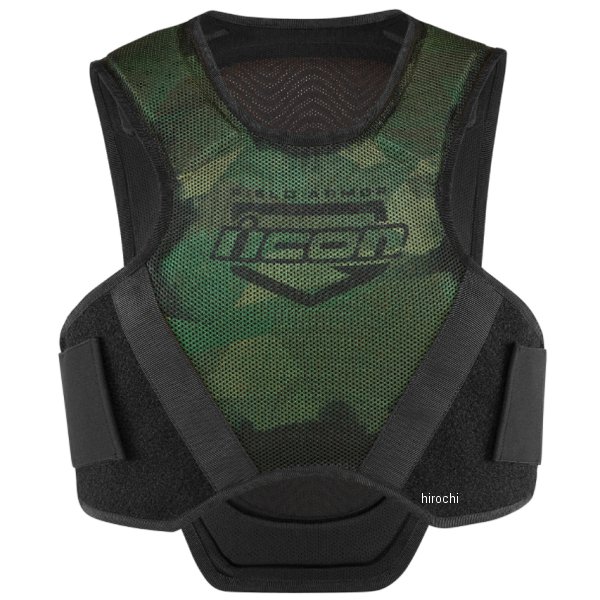 アイコン ICON 春夏モデル フィールド ソフトベスト FIELD ARMOR VEST SOFTCORE グリーンカモ XL/2XLサイズ 2702-0279 JP店