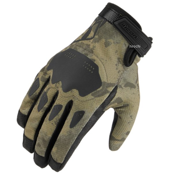 アイコン ICON 春夏モデル グローブ GLOVE HOOLIGAN CE タンカモ 3XLサイズ 3301-4413 JP店