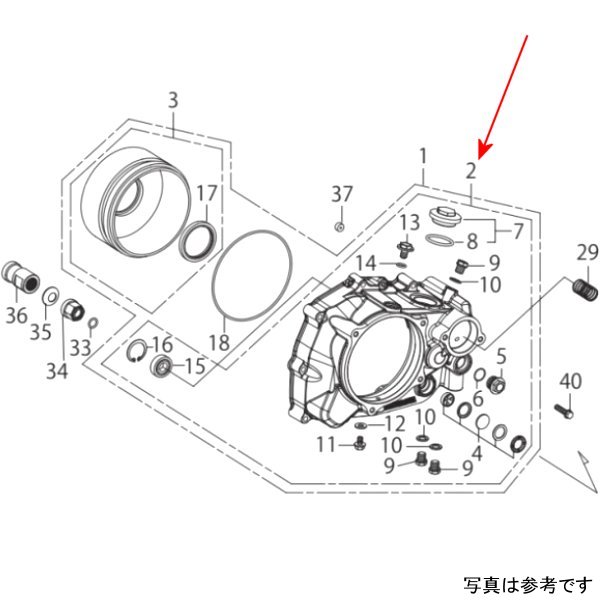 SP武川 R.クランクケースカバー ASSY 00-02-6208 JP店
