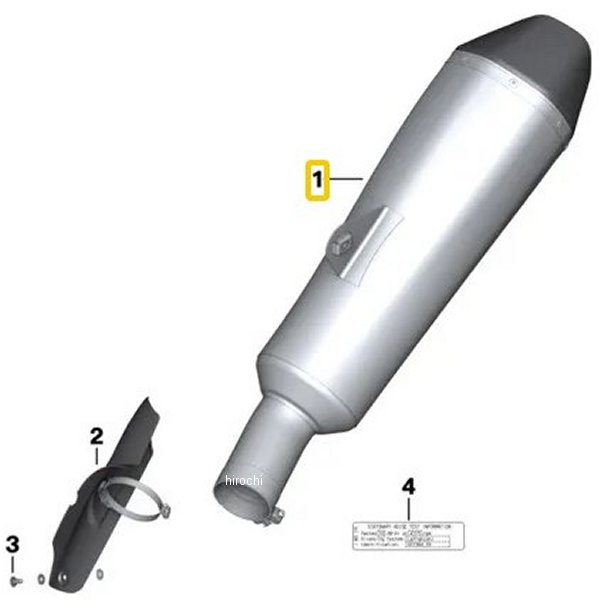 BMW純正 HPスポーツ マフラー(K53+54) EU4 77118394783 JP店