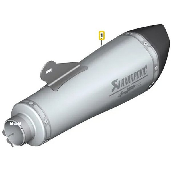 BMW純正 HPスポーツ サイレンサー(K21 AO)EU4 77118564693 JP店