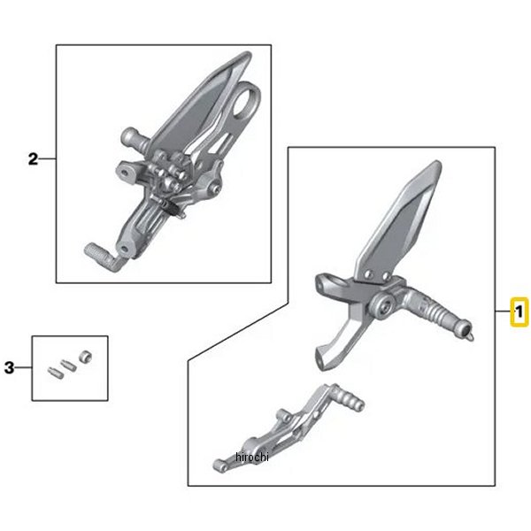 BMW純正 フット レスト装置 LH 77251540005 JP店