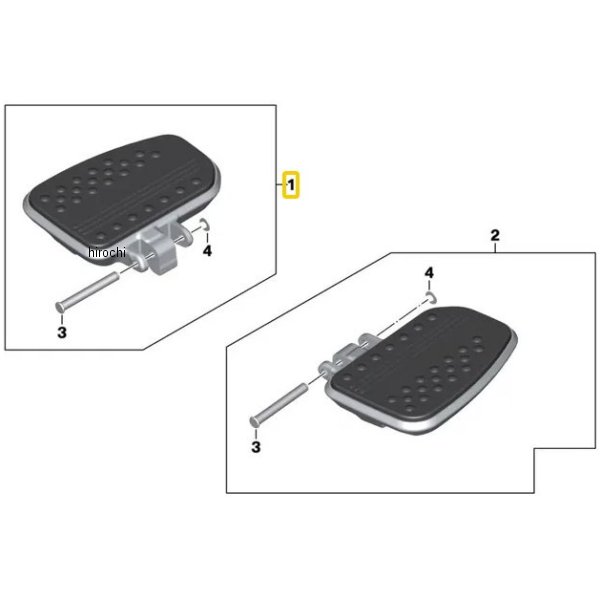 BMW純正 ステップ プレート タンデム RH 77258562684 JP店