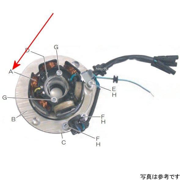 SP武川 ステーター SSローター シャリー6V 00-05-0125 JP店|株式会社ヒロチー商事 店