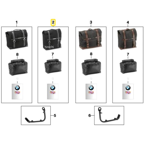 BMW純正 サドル バッグ LH 77402451052 JP店