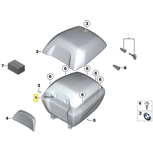 BMW純正 トップ ケース 30 l 77438543246 JP店 35,314円