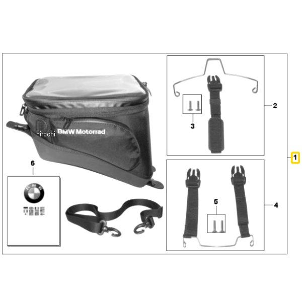 BMW純正 タンク ポシェット K1600 77458520297 JP店