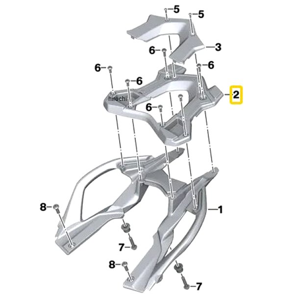 BMW純正 ラゲッジサポート下部 46548534264 JP店