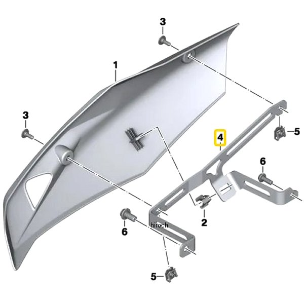 BMW純正 ホルダー エンジンスポイラー RH 46638546956 JP店