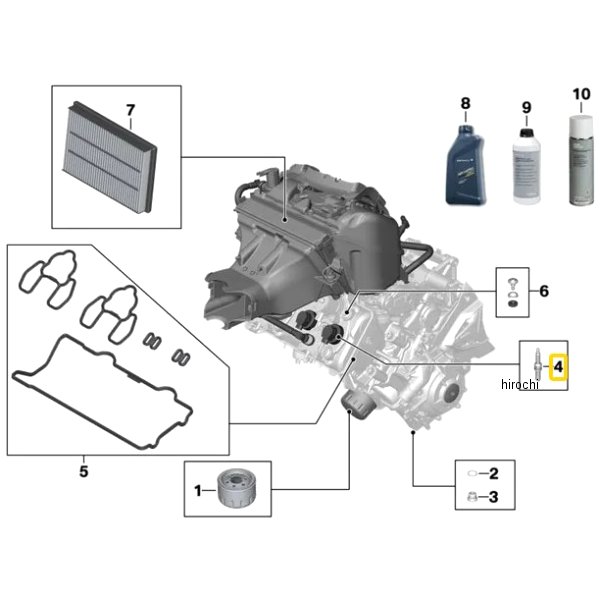 BMW純正 スパーク プラグ 12128396345 JP店
