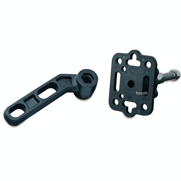 【メーカー在庫あり】 クリアキン Kuryakyn TECH-CONNECT ハンドコントロール アクセサリーマウント 黒 1672 JP店