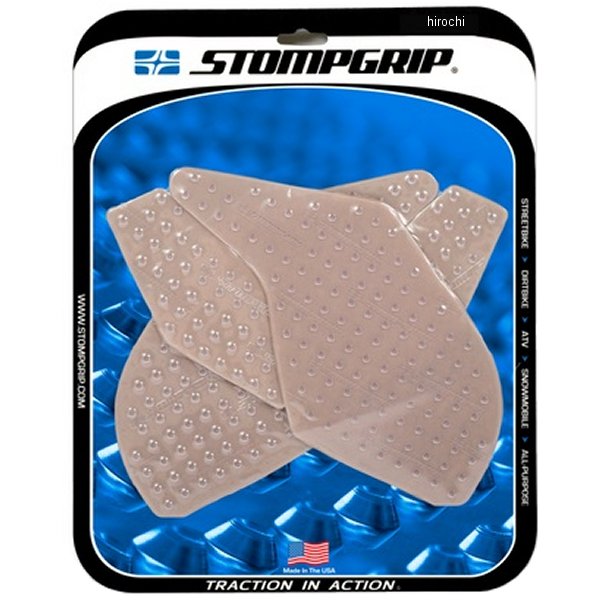 ストンプグリップ STOMPGRIP トラクションパッド タンクキット 13年-17年 Ninja300、Ninja250 クリア 55-10-0043C JP店