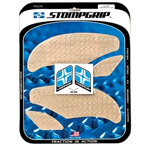 ストンプグリップ STOMPGRIP トラクションパッド タンクキット 11年-15年 スピードトリプル クリア 55-10-0079C JP店