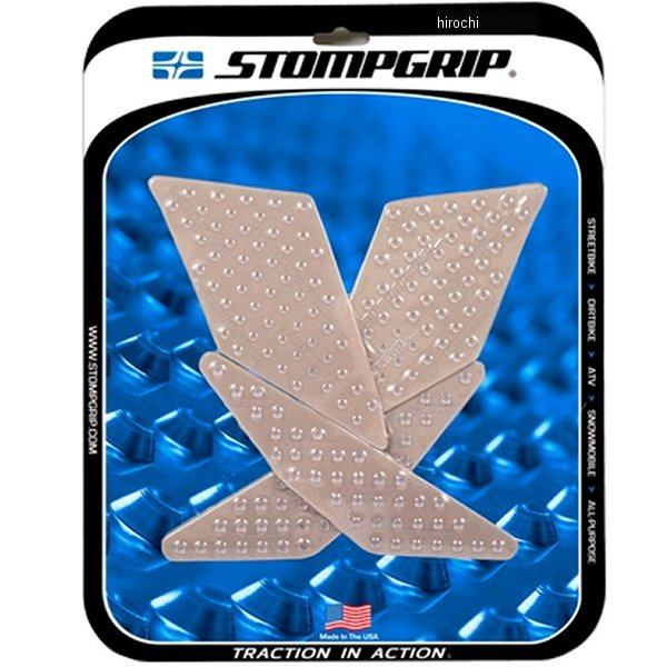 ストンプグリップ STOMPGRIP トラクションパッド タンクキット 15年-17年 FJ09、MT09トレーサー クリア 55-10-0103C JP店