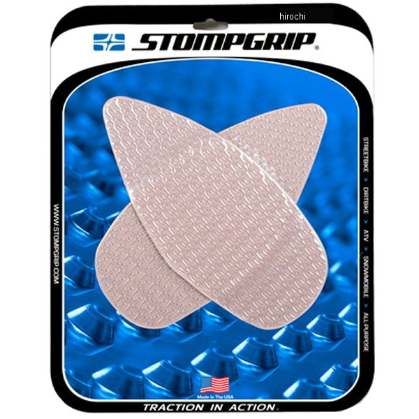 ストンプグリップ STOMPGRIP トラクションパッド タンクキット 20年-22年 RS660 クリア 55-14-0181C JP店