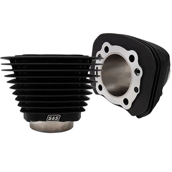S&S シリンダーセット 3-9/16" 86年-21年 スポーツスター リンクルブラック 910-0697 JP店｜株式会社ヒロチー商事 店 65,051円