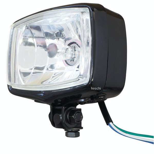 【メーカー在庫あり】 ネオファクトリー スクエアヘッドライト H4バルブ60/55W 汎用 黒 023236 JP店 7,956円