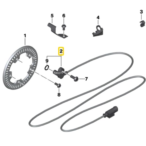 BMW純正 ホイール スピード センサー 34528551611 JP店