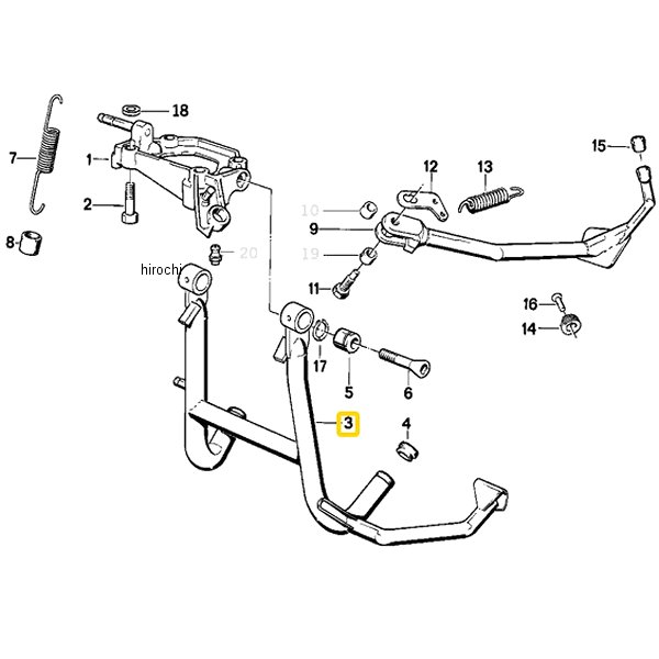 BMW純正 (SO)センター スタンド 46522310475 JP店