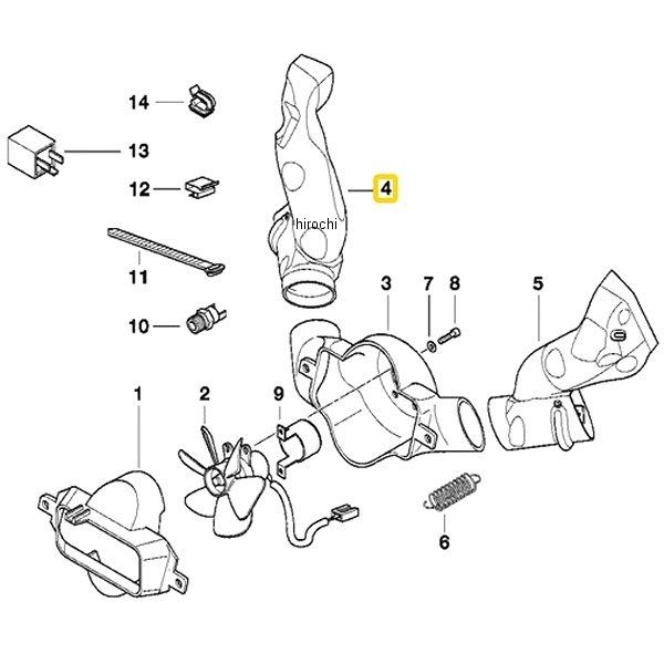 BMW純正 (SO)エア ダクト R 46632313492 JP店 20,447円