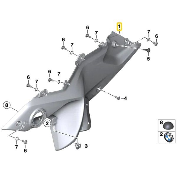 BMW純正 サイド パネル LH 46638545319 JP店 18,196円