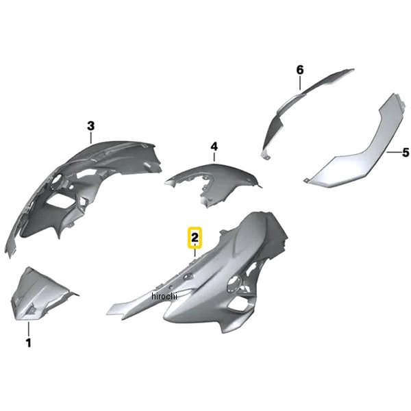 BMW純正 F サイド フェアリング LH 46638556009 JP店
