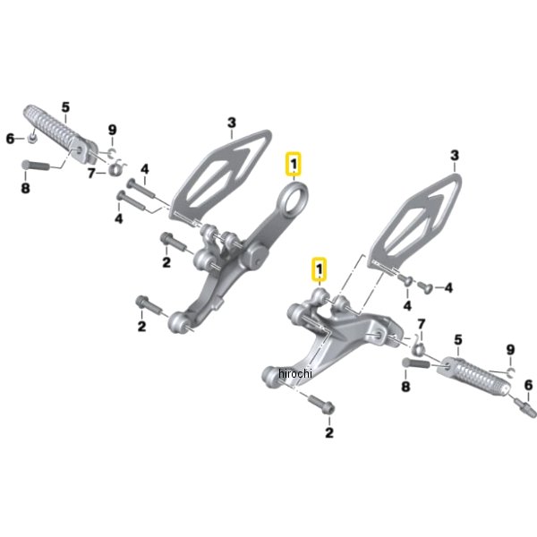 BMW純正 (SO)フットレスト プレートLH 46717728307 JP店