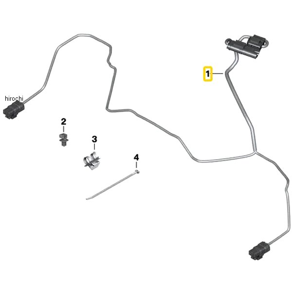 BMW純正 ワイヤー ハーネス LED 補助ハイビーム 61128551902 JP店