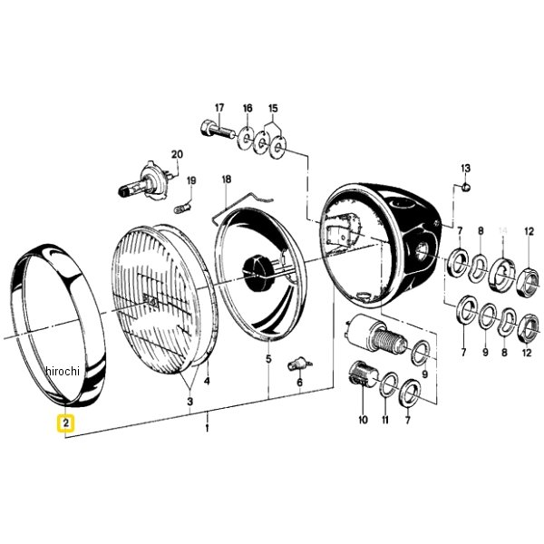 BMW純正 (SO)ヘッドライト リム 63121356402 JP店