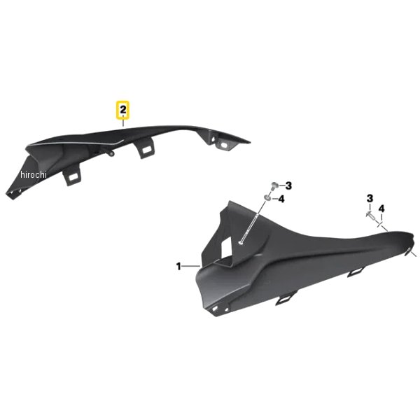 BMW純正 HP フェアリング トリム LH 77318550748 JP店