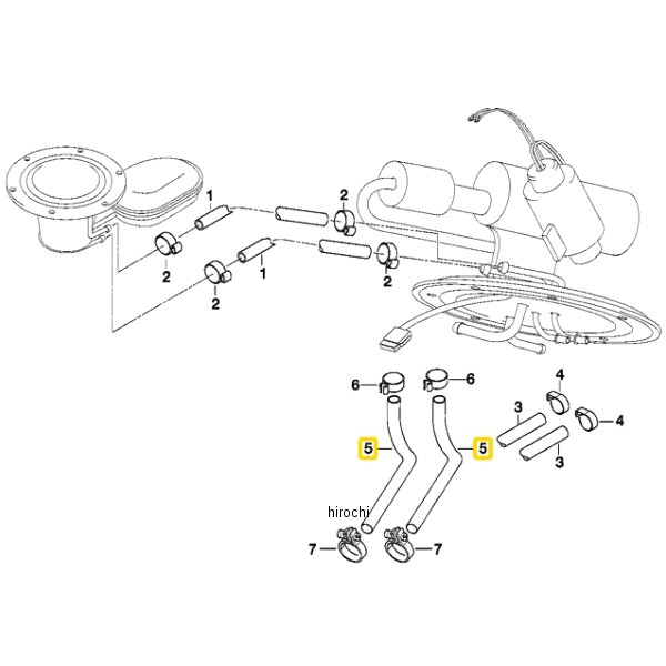 BMW純正 フューエル リターンホース 13537687250 JP店 8,109円