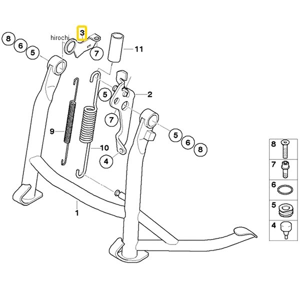 BMW純正 (SO)ストッパーR 46527691632 JP店