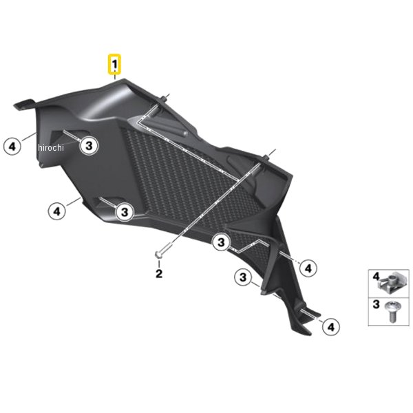 BMW純正 エアガイド ラジエター 46631599149 JP店