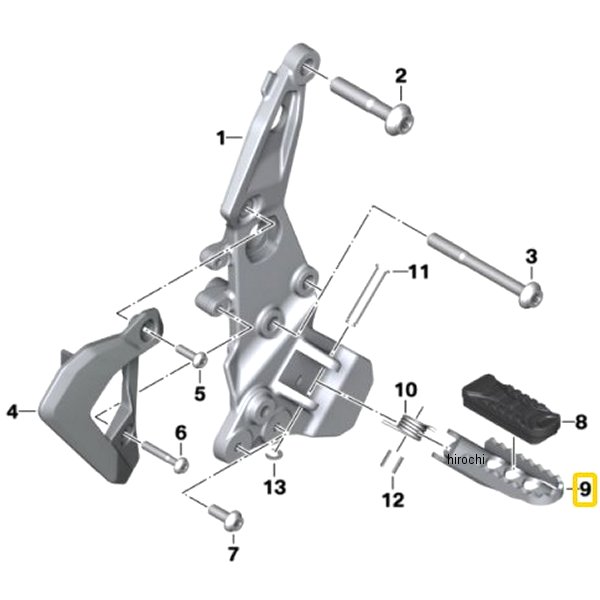 BMW純正 フット レスト RH 46718409416 JP店