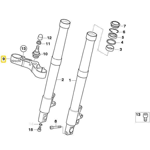BMW純正 L フォークブリッジ､ボールジョイント付 31427664956 JP店