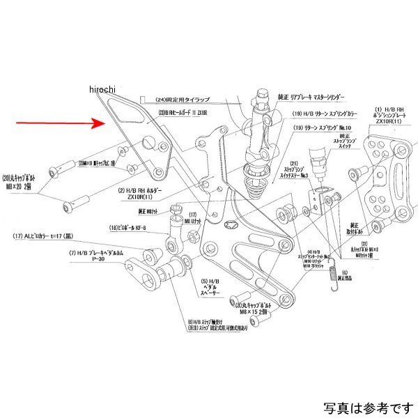 ビート BEET RH ヒールガードSET 11ZX-10R 9120-KB3-20 JP店