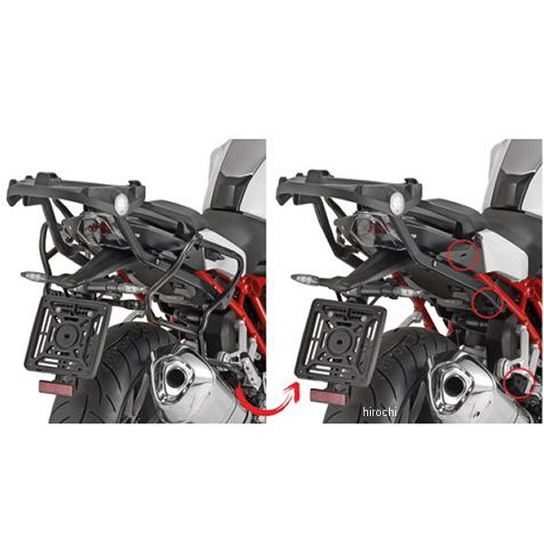 ジビ GIVI PLXR5117 サイドケースホルダー V37、V35シリーズ用 BMW 27904 JP店